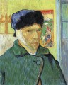 Selbst Porträt mit verbundenem Ohr 2 Vincent van Gogh